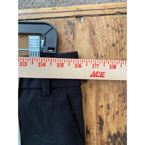 Amanda + Chelsea Womens Black Dress Pants Size 10 Nylon/Spandex Stretch Wide Leg - Picture 6 of 7